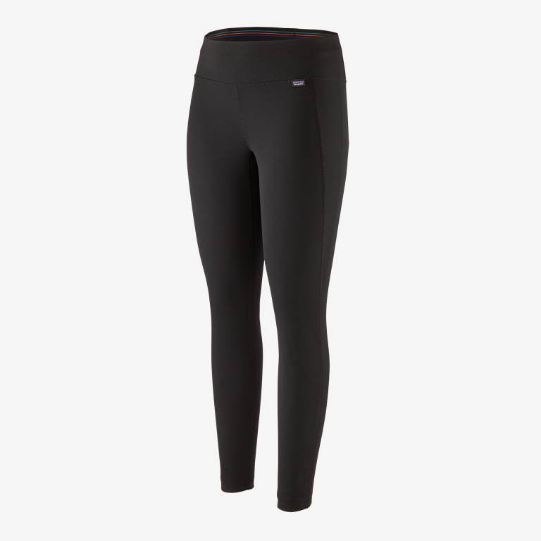 Pantalones Patagonia CapileneÂ® Midweight Baselayer Mujer Negros | MhTXnkUJ