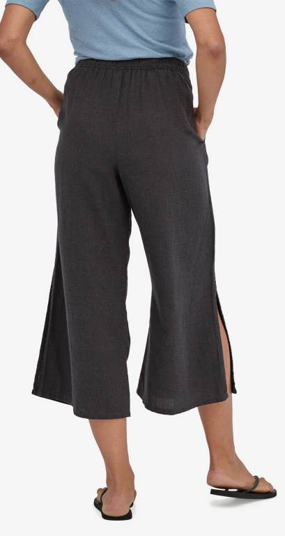 Pantalones Patagonia Garden Island Ligeros Anchos Leg Mujer Negros | AD0wJpf3