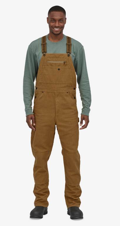 Pantalones Patagonia Iron Forge HempÂ® Lona Bib - Regular Hombre Marrom | NiCIVpaf