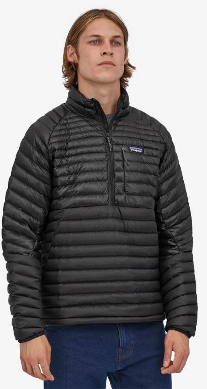 Pullover Patagonia AlpLight Down Hombre Negros | ZTXphR9X