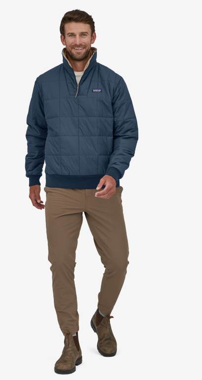 Pullover Patagonia Box Acolchado Windproof Hombre Rojos | VkWsRoEa