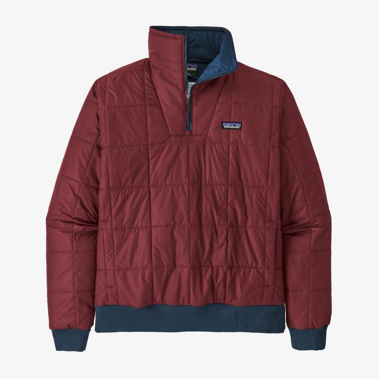 Pullover Patagonia Box Acolchado Windproof Hombre Rojos | VkWsRoEa