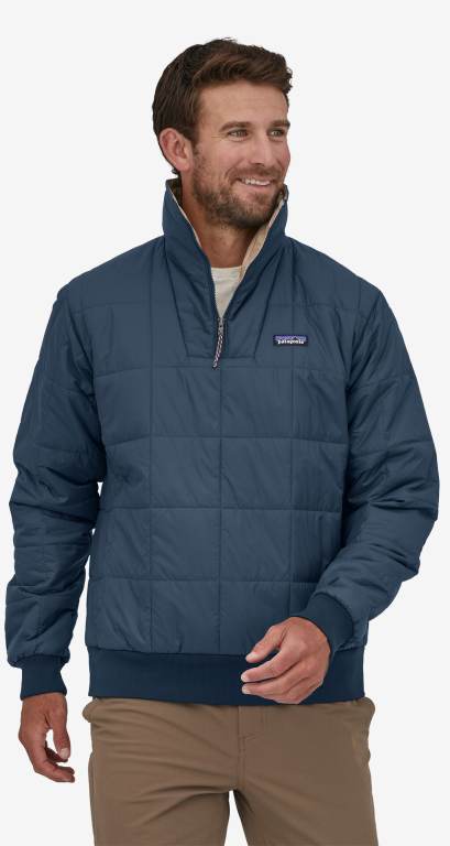 Pullover Patagonia Box Acolchado Windproof Hombre Azules | iYrasbom