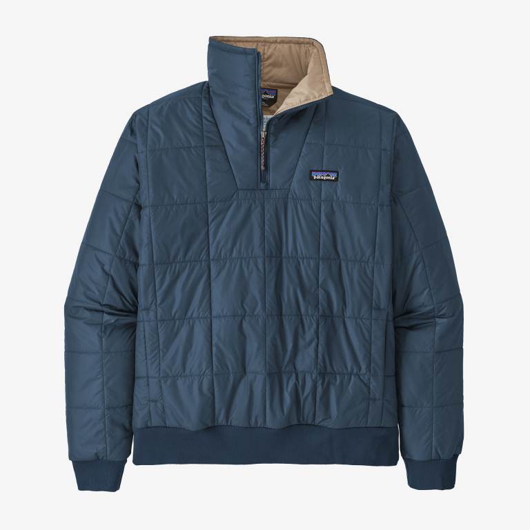 Pullover Patagonia Box Acolchado Windproof Hombre Azules | iYrasbom