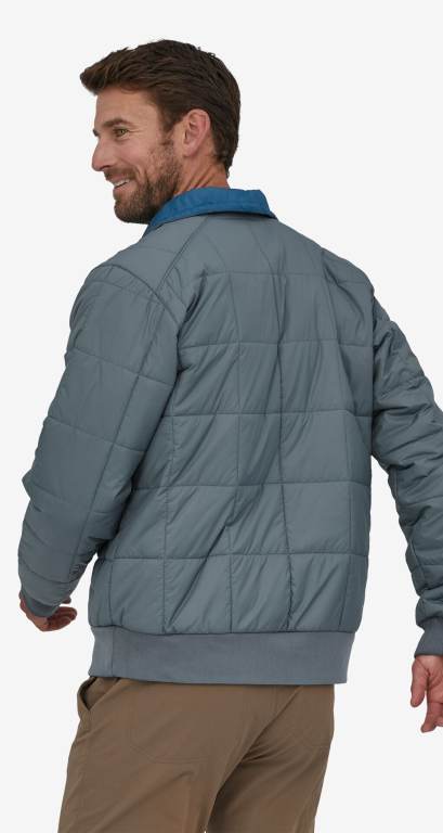 Pullover Patagonia Box Acolchado Windproof Hombre Grises | isLl8kKw