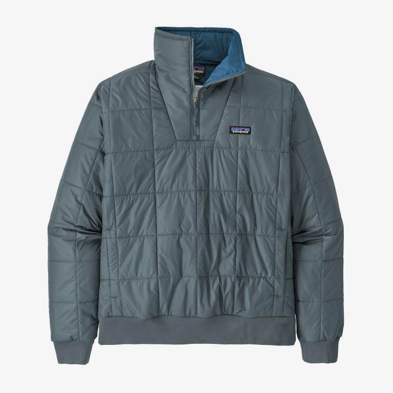 Pullover Patagonia Box Acolchado Windproof Hombre Grises | isLl8kKw