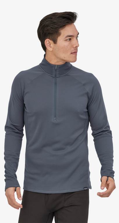 Pullover Patagonia CapileneÂ® Midweight Baselayer 1/2-Zip Hombre Azules | 24H07P7u