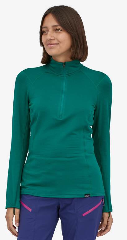 Pullover Patagonia CapileneÂ® Thermal Weight Baselayer 1/2-Zip Mujer Verdes | Z1y9sr3M