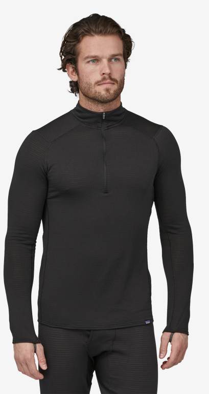 Pullover Patagonia CapileneÂ® Thermal Weight Baselayer 1/2-Zip Hombre Negros | wiDBq8FB