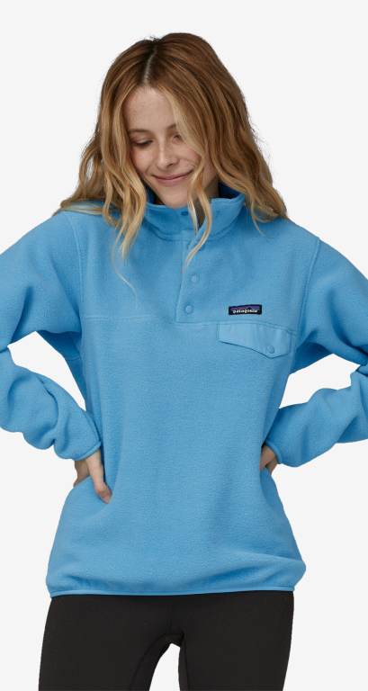 Pullover Patagonia Ligeros SynchillaÂ® Snap-TÂ® Mujer Azules | ODVIW9vD