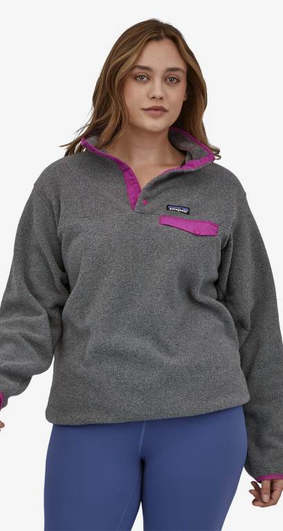 Pullover Patagonia Ligeros SynchillaÂ® Snap-TÂ® Mujer Azules | ODVIW9vD