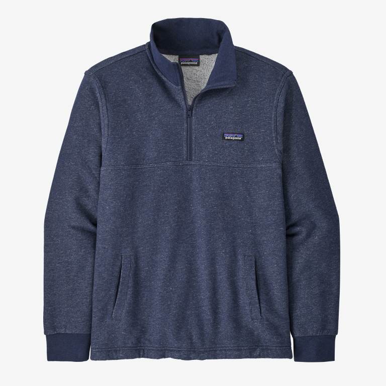 Pullover Patagonia Mahnya 1/2-Zip Hombre Azul Marino | cMOfEDuq