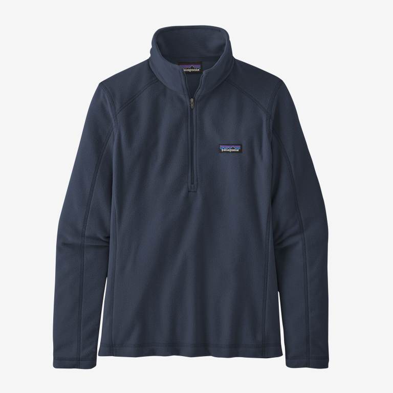 Pullover Patagonia Micro DÂ® 1/4-Zip Mujer Azul Marino | udBGt0gy