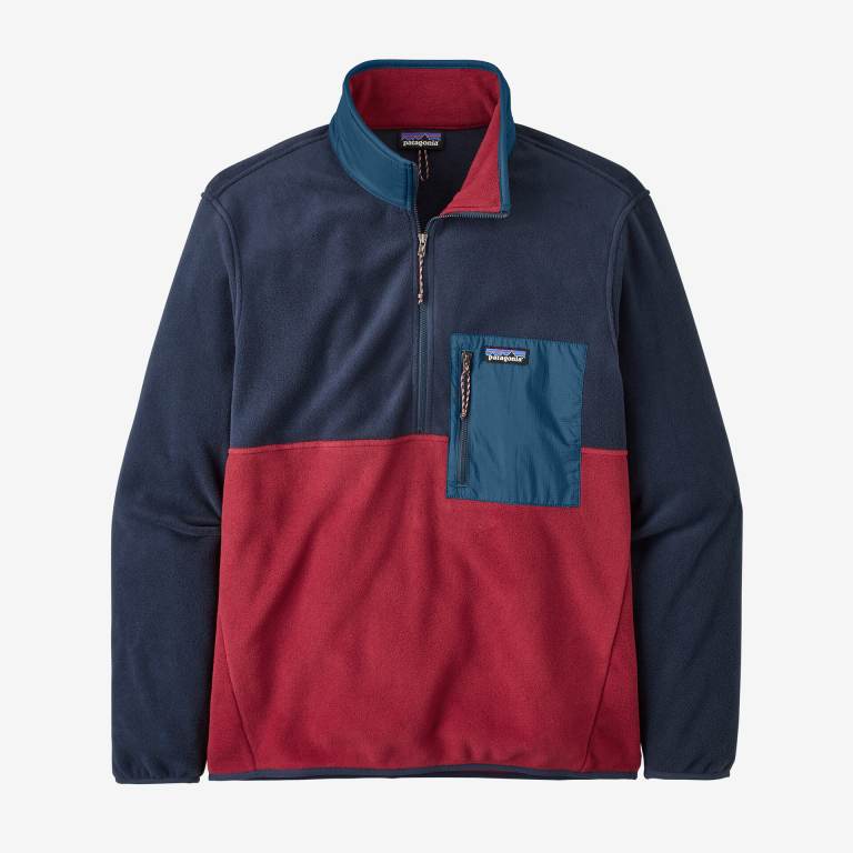 Pullover Patagonia Microdini 1/2-Zip Hombre Rojos | KpAueIqk