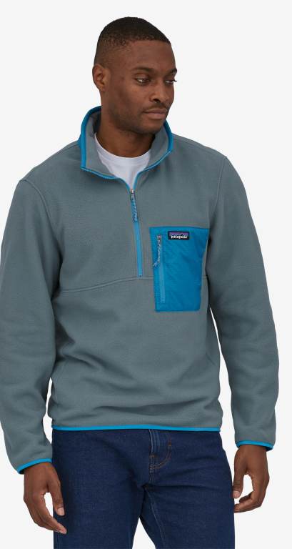 Pullover Patagonia Microdini 1/2-Zip Hombre Grises | lH692BLe