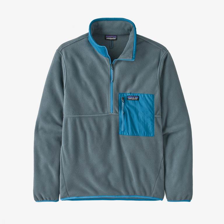 Pullover Patagonia Microdini 1/2-Zip Hombre Grises | lH692BLe