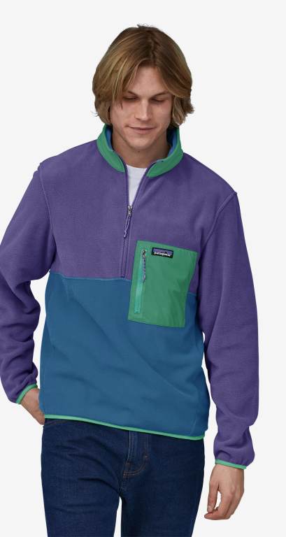 Pullover Patagonia Microdini 1/2-Zip Hombre Azules | wd1klwn4