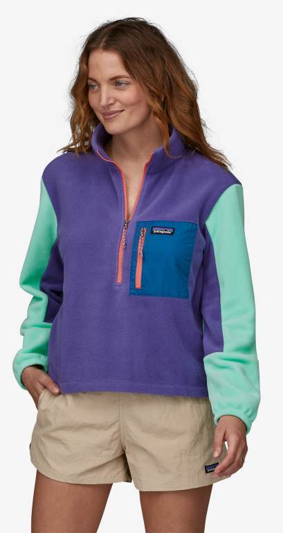 Pullover Patagonia Microdini 1/2-Zip Mujer Morados | HqQSZDjt