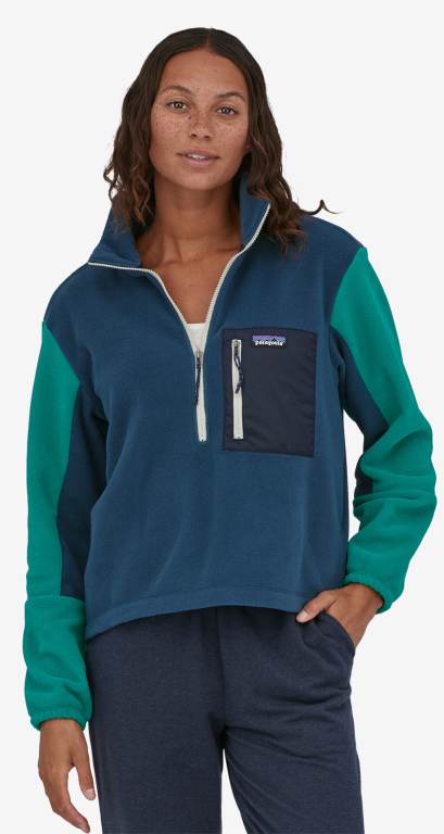 Pullover Patagonia Microdini 1/2-Zip Mujer Azules | Rt7lH2yv