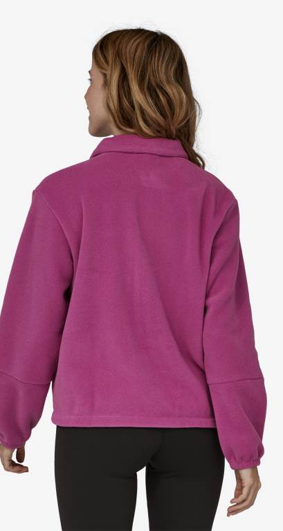 Pullover Patagonia Microdini 1/2-Zip Mujer Rosas | eCKgUSNG