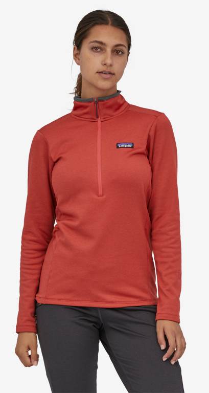 Pullover Patagonia R1Â® Daily 1/2-Zip Mujer Rojos | DWjebuPj