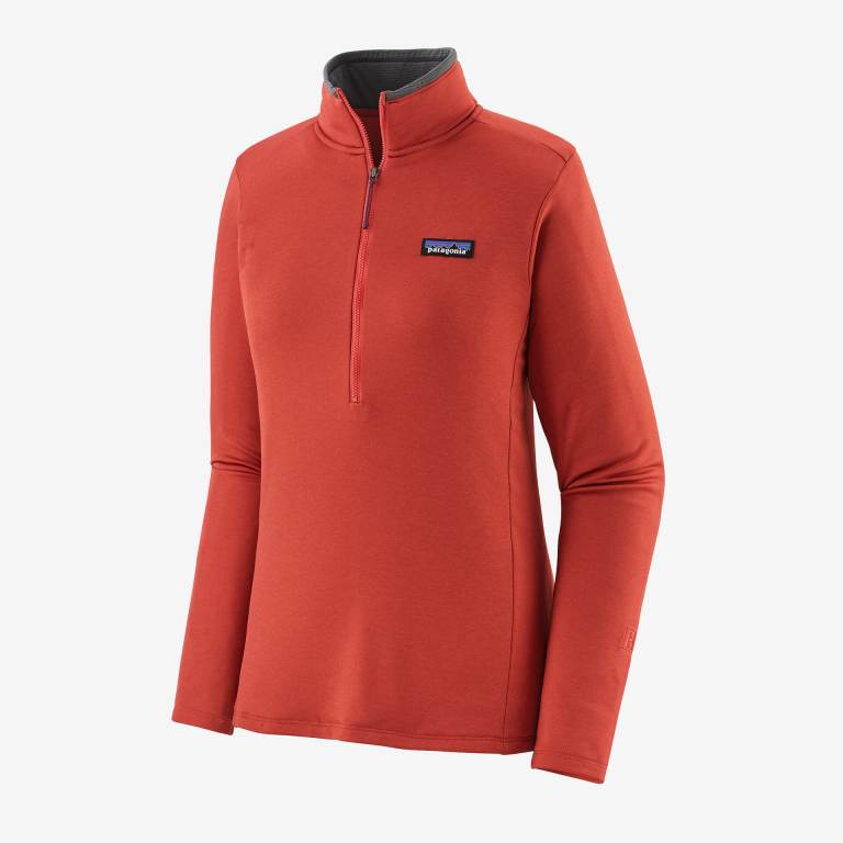 Pullover Patagonia R1Â® Daily 1/2-Zip Mujer Rojos | DWjebuPj