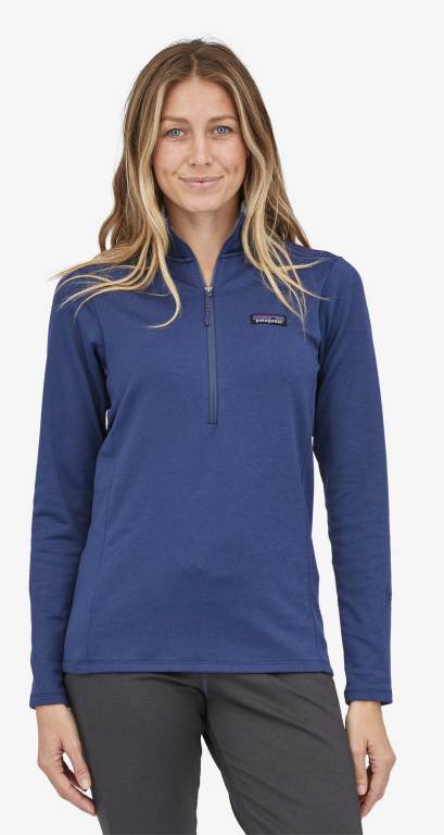 Pullover Patagonia R1Â® Daily 1/2-Zip Mujer Azul Marino | PJ7WOLE6