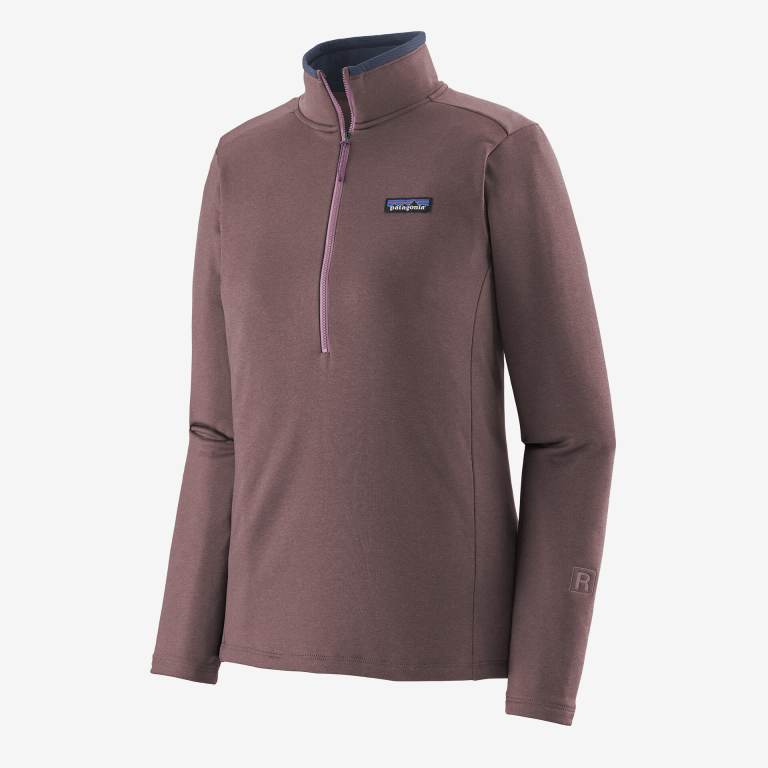 Pullover Patagonia R1Â® Daily 1/2-Zip Mujer Brown/Purple | khpEmCxq