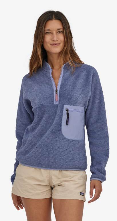 Pullover Patagonia Re-Tool 1/2-Zip Mujer Azules | eMZMHjA6