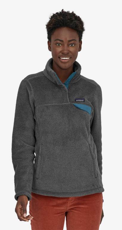 Pullover Patagonia Re-Tool Snap-TÂ® Mujer Grey/Black/Blue | tF9BlyIG