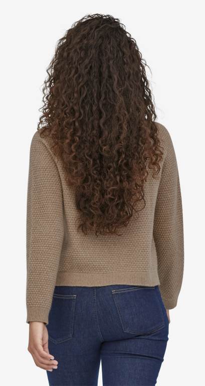 Pullover Patagonia Recycled Cashmere Crewneck Mujer Kaki | PsCXBKCB