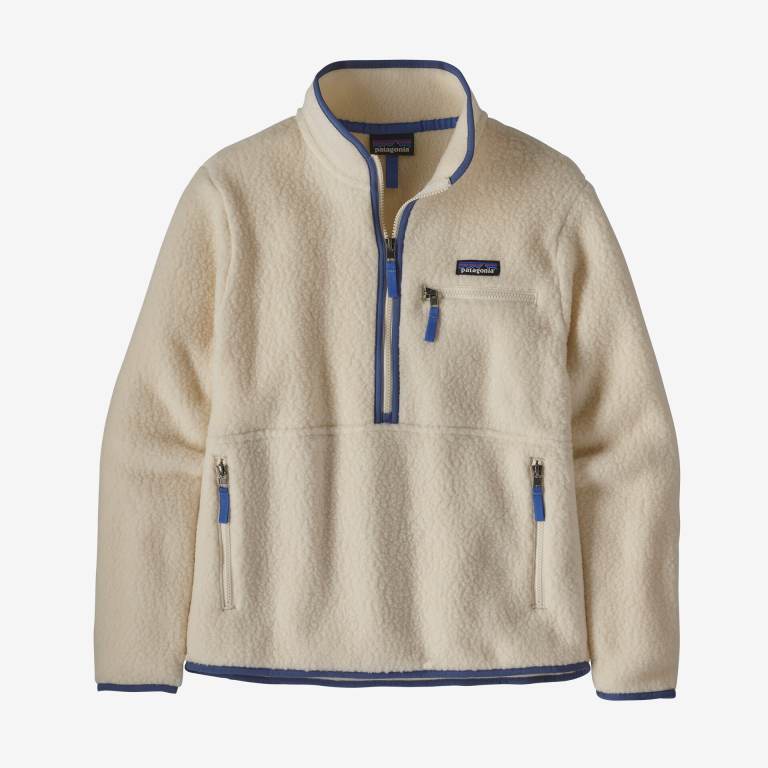 Pullover Patagonia Retro Pile Marsupial Mujer Beige | TAqTGhzE