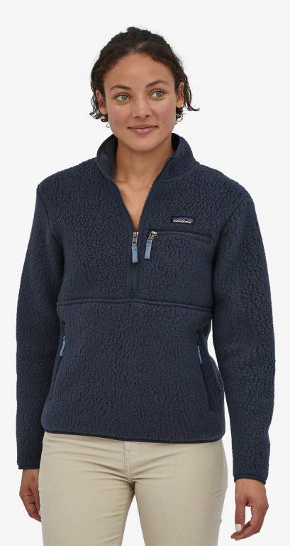 Pullover Patagonia Retro Pile Marsupial Mujer Azul Marino | bWWodoS6