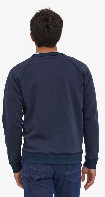 Pullover Patagonia Reversible Shearling Crewneck Hombre Azul Marino | 9QFLgdEN