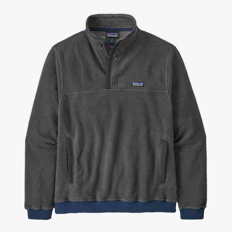 Pullover Patagonia Shearling Button Hombre Grises | tfQyiTT0