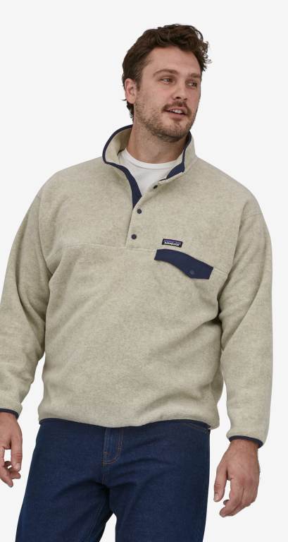 Pullover Patagonia SynchillaÂ® Snap-TÂ® Hombre Black/Grey | Usw6Mt2h