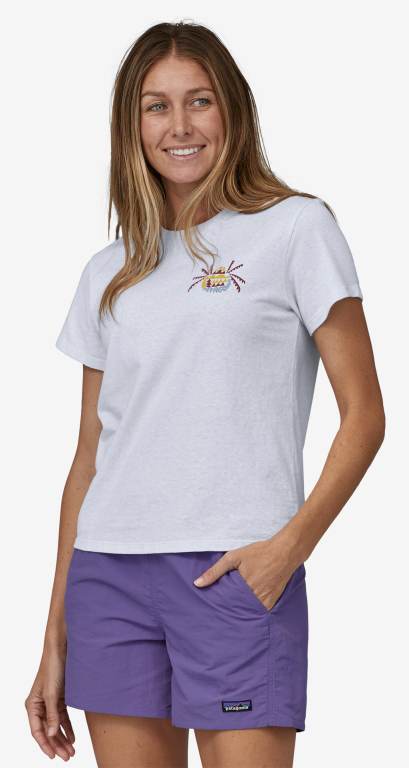 Responsibili-Tee® Patagonia Across the Trail Responsibili-Â® Mujer Blancos | X8VAtIKy