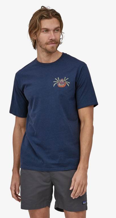 Responsibili-Tee® Patagonia Across the Trail Responsibili-Â® Hombre Azules | rRIELoFD