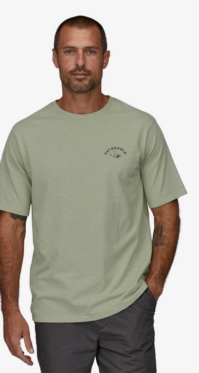 Responsibili-Tee® Patagonia Action Angler Responsibili-Â® Hombre Verdes | YfyD3wlH