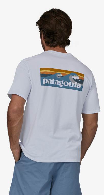 Responsibili-Tee® Patagonia Boardshort Logo Pocket Responsibili-Â® Hombre Blancos | BKLZGzM1