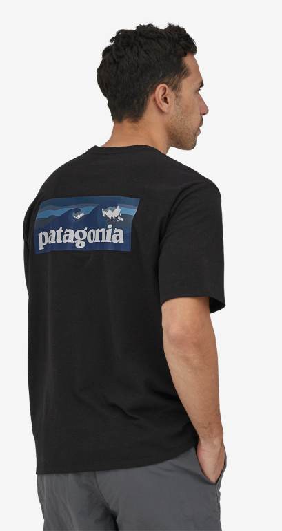 Responsibili-Tee® Patagonia Boardshort Logo Pocket Responsibili-Â® Hombre Negros | HeK8jXZF