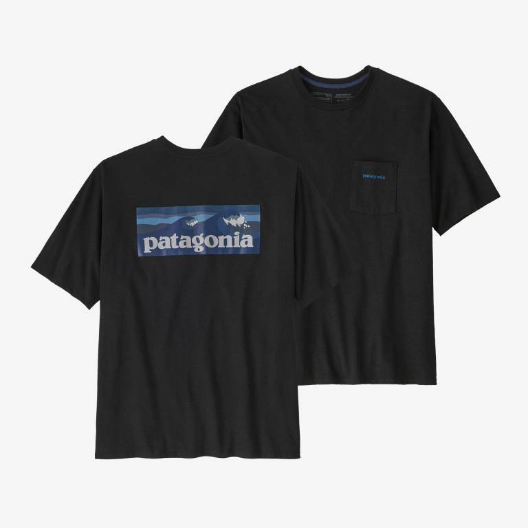 Responsibili-Tee® Patagonia Boardshort Logo Pocket Responsibili-Â® Hombre Negros | HeK8jXZF