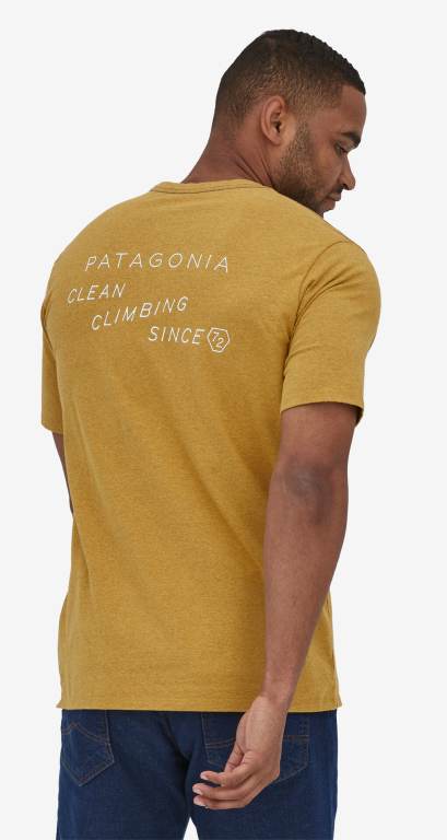 Responsibili-Tee® Patagonia Clean Climb Trade Responsibili-Â® Hombre Dorados | 1g7y8UIS