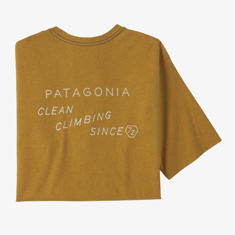 Responsibili-Tee® Patagonia Clean Climb Trade Responsibili-Â® Hombre Dorados | 1g7y8UIS