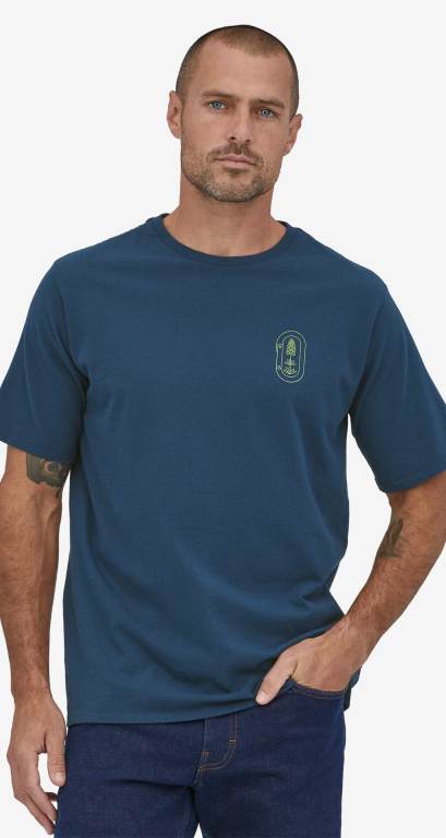 Responsibili-Tee® Patagonia Clean Climb Trade Responsibili-Â® Hombre Azules | FpW7Uk5g