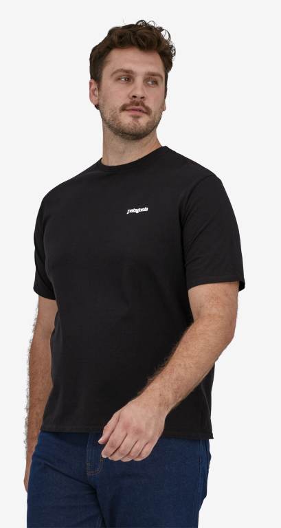 Responsibili-Tee® Patagonia Fitz Roy Horizons Responsibili-Â® Hombre Negros | 27We0S6a