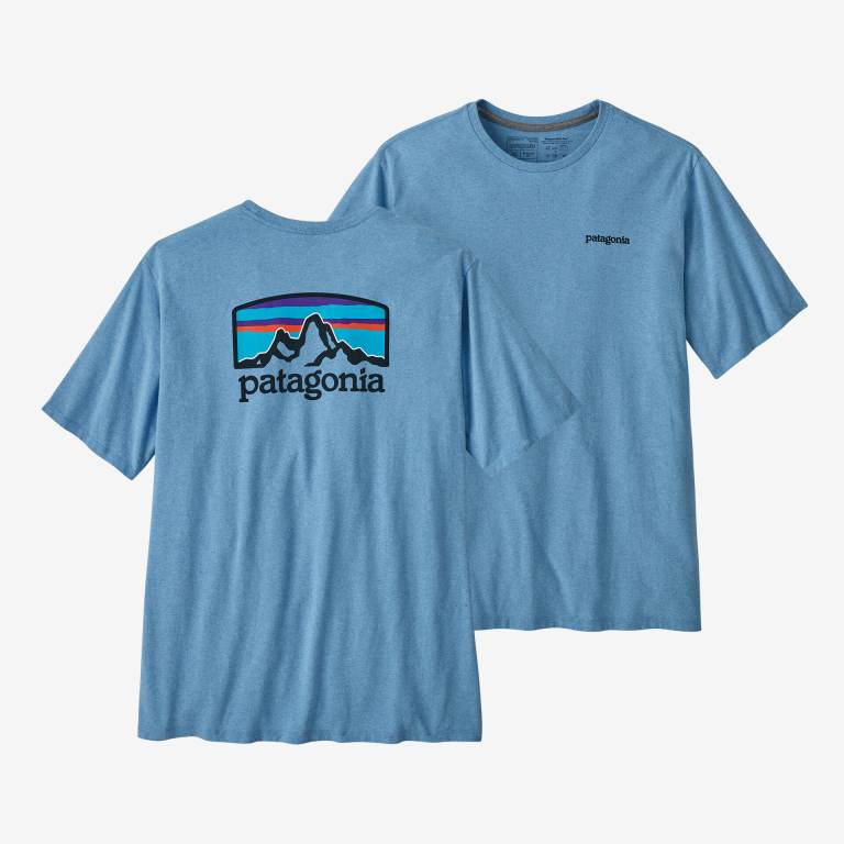 Responsibili-Tee® Patagonia Fitz Roy Horizons Responsibili-Â® Hombre Azules | 4ukXKIX6