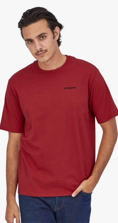 Responsibili-Tee® Patagonia Fitz Roy Horizons Responsibili-Â® Hombre Rojos | CWTHSaCi