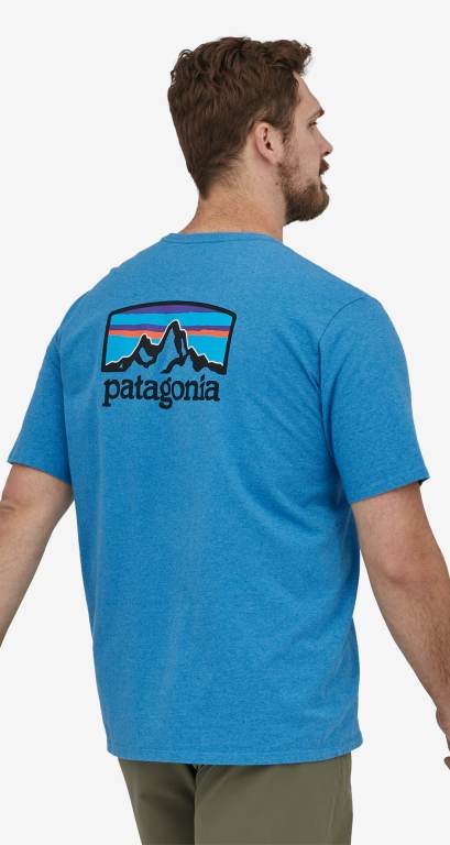 Responsibili-Tee® Patagonia Fitz Roy Horizons Responsibili-Â® Hombre Rojos | CWTHSaCi