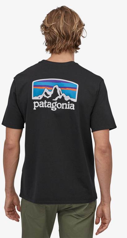 Responsibili-Tee® Patagonia Fitz Roy Horizons Responsibili-Â® Hombre Amarillos | IJanQtPt